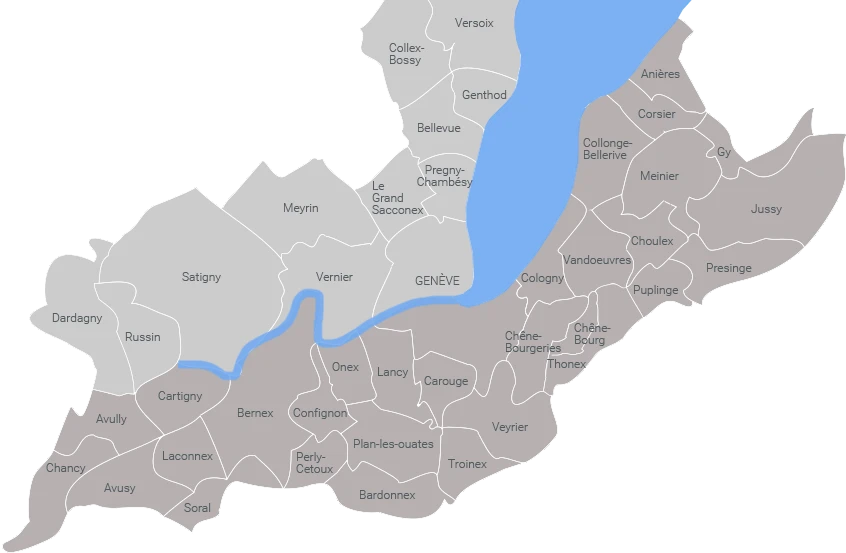 Nos centres de Physiothérapies situés sur le Canton de Genève